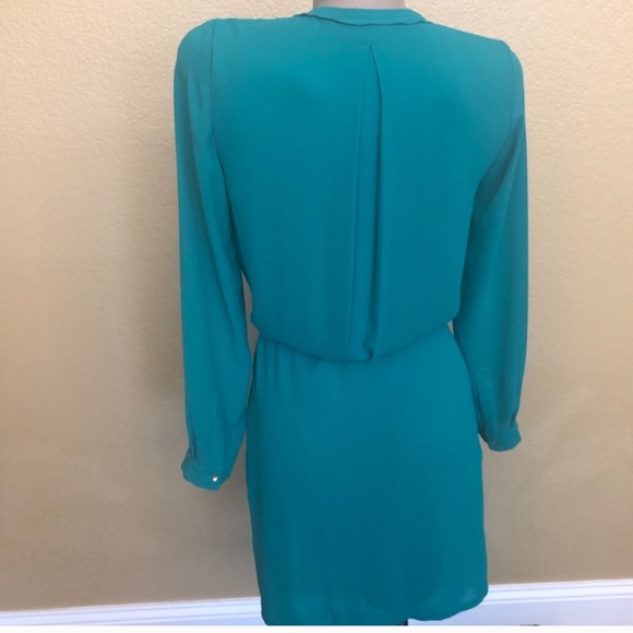 Like NEW Anthropologie Pintuck Tie Waist Dress - Picture 8 of 8